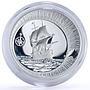 Australia 1 dollar Seafaring Landing Dirk Hartog Ship Clipper silver coin 2016