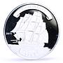 Ivory Coast 1000 francs Seafaring Formidable Ship Clipper proof silver coin 2011