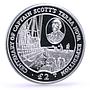 British Antarctic 2 pounds Scott's Terra Nova Expedition Ship silver coin 2012