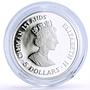 Cayman Islands 5 dollars Princess Alexandra Visit Royal Arms silver coin 1988