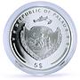 Palau 5 dollars Seafaring Ship Clipper Dreams Islands proof silver coin 2006
