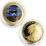 Isle of Man set of 6 coins Royal Air Force Centenary gilded copper coins 2018