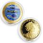 Isle of Man set of 6 coins Royal Air Force Centenary gilded copper coins 2018