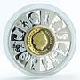 Australia 1 dollars Lunar figures gold silver coin 2007