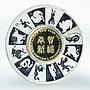 Australia 1 dollars Lunar figures gold silver coin 2007