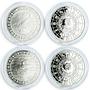 Tokelau set of 12 coins Zodiac Signs silver coins 2012