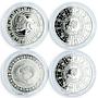 Tokelau set of 12 coins Zodiac Signs silver coins 2012