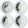 Tokelau set of 12 coins Zodiac Signs silver coins 2012