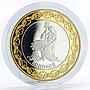 Tokelau 5 dollars Zodiac Signs series Aquarius gilded silver coin 2012