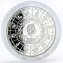 Tokelau 5 dollars Zodiac Signs series Aquarius gilded silver coin 2012