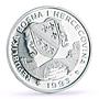 Bosnia and Herzegovina 14 ecu International Day of Peace Dove Bird silver 1993