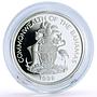 Bahamas 10 dollars West Indies University Pelican Bird proof silver coin 1998