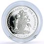 Bahamas 10 dollars 25th Anniversary Caribbean Development Bank silver coin 1995