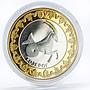 Tokelau 5 dollars Zodiac Signs series Capricorn gilded silver coin 2012