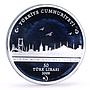 Turkey 50 lira Monetary Fund Meeting Summit Istanbul City proof silver coin 2009