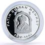 Turkey 15000000 lira 5th Sultan Mehmet II Head Facing Politics silver coin 2004