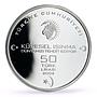 Turkey 50 lira Global Warming Threat Water is Source of Life silver coin 2009