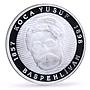 Turkey 7500000 lira Wrestler Koca Yusuf Wrestling Sports proof silver coin 2001