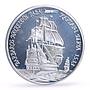 Turkey 15000000 lira Seafaring Barbaros Hayreddin Ship Clipper silver coin 1997