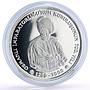 Turkey 4000000 lira 1st Emperor Osman Gazi Head Facing Politics silver coin 1999