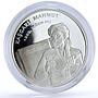 Turkey 35 lira 1000th Anniversary of Kasgarli Mahmut proof silver coin 2008