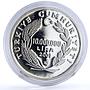 Turkey 10000000 lira Bosphorus Houses City Landscape Boat Ship silver coin 2001