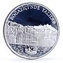 Turkey 10000000 lira Bosphorus Houses City Landscape Boat Ship silver coin 2001