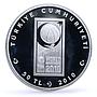 Turkey 50 lira 16th Basketball World Cup Championship proof silver coin 2010