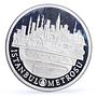 Turkey 20000 lira Istanbul City Metro Trains Railways Railroads silver coin 1989