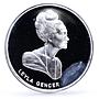 Turkey 15000000 lira Opera Singer Leyla Gencer Music proof silver coin 2004