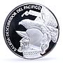 Panama 20 balboas Discoverer of the Pacific proof silver coin 1985