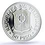 Philippines 50 piso Ferdinand E. Marcos PR69 PCGS silver coin 1975