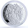 Rwanda 50 francs African Ounce Wildlife Elephants Fauna proof silver coin 2009