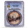 United States 1 dollar Silver Eagle Walking Liberty MS67 PCGS silver coin 1986