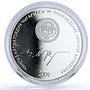 Kyrgyzstan 10 som Chinqiz Aitmatov Jamilya Literature proof silver coin 2009