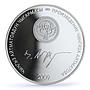 Kyrgyzstan 10 som Chinqiz Aitmatov Farewell Gulsary Horse proof silver coin 2009