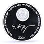 Kyrgyzstan 10 som Chinqiz Aitmatov Farewell Gulsary Horse proof silver coin 2009