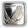 Turkey 7500000 lira Endangered Wildlife Scops Owl Bird Fauna silver coin 2001