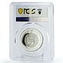 Belarus 10 rubles Faith Judaism Valozhyn Yeshiva PR70 PCGS silver coin 2010