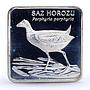 Turkey 7500000 lira Endangered Wildlife Swamphen Bird Fauna silver coin 2001