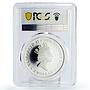 Cook Islands 1 dollar Trafalgar Battle Ship Clipper PR70 PCGS silver coin 2010