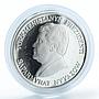 Turkmenistan 500 manat Red Book Central Asian Saker Falcon silver coin 1999