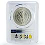 Mexico 1 onza Libertad Angel of Independence DDO MS67 PCGS silver coin 1987