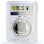 Philippines 50 piso Ferdinand E. Marcos PR70 PCGS silver coin 1975