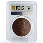 Cook Islands 5 dollars Observation of Mars MS69 PCGS silver coin 2009