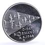 Czech Republic 200 korun Normandy Landings Planes Aviation silver coin 1994