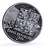 Czech Republic 200 korun Normandy Landings Planes Aviation silver coin 1994