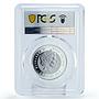 Niue 1 dollar Endangered Wildlife Pheasant Bird Fauna PR70 PCGS silver coin 2015