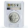 Togo 500 francs Greatest She - Warriors Joan of Arc PR70 PCGS silver coin 2011