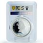 Tuvalu 1 dollar Battle of Balaklava Cossacks PR70 PCGS colored silver coin 2009